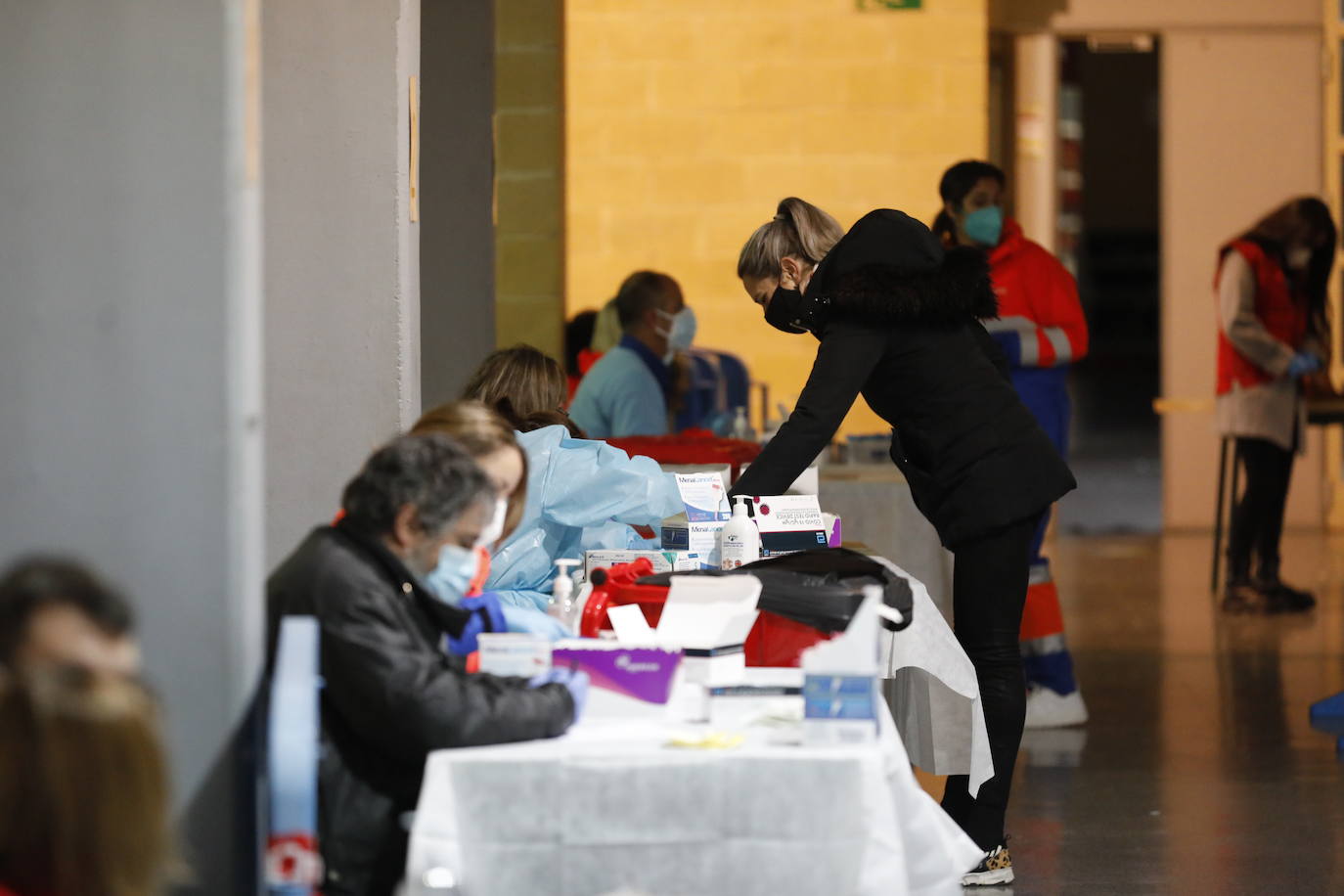 En imágenes, los test del Covid a los docentes en Córdoba