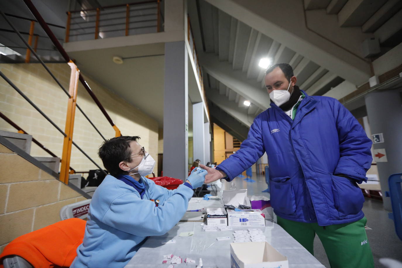 En imágenes, los test del Covid a los docentes en Córdoba