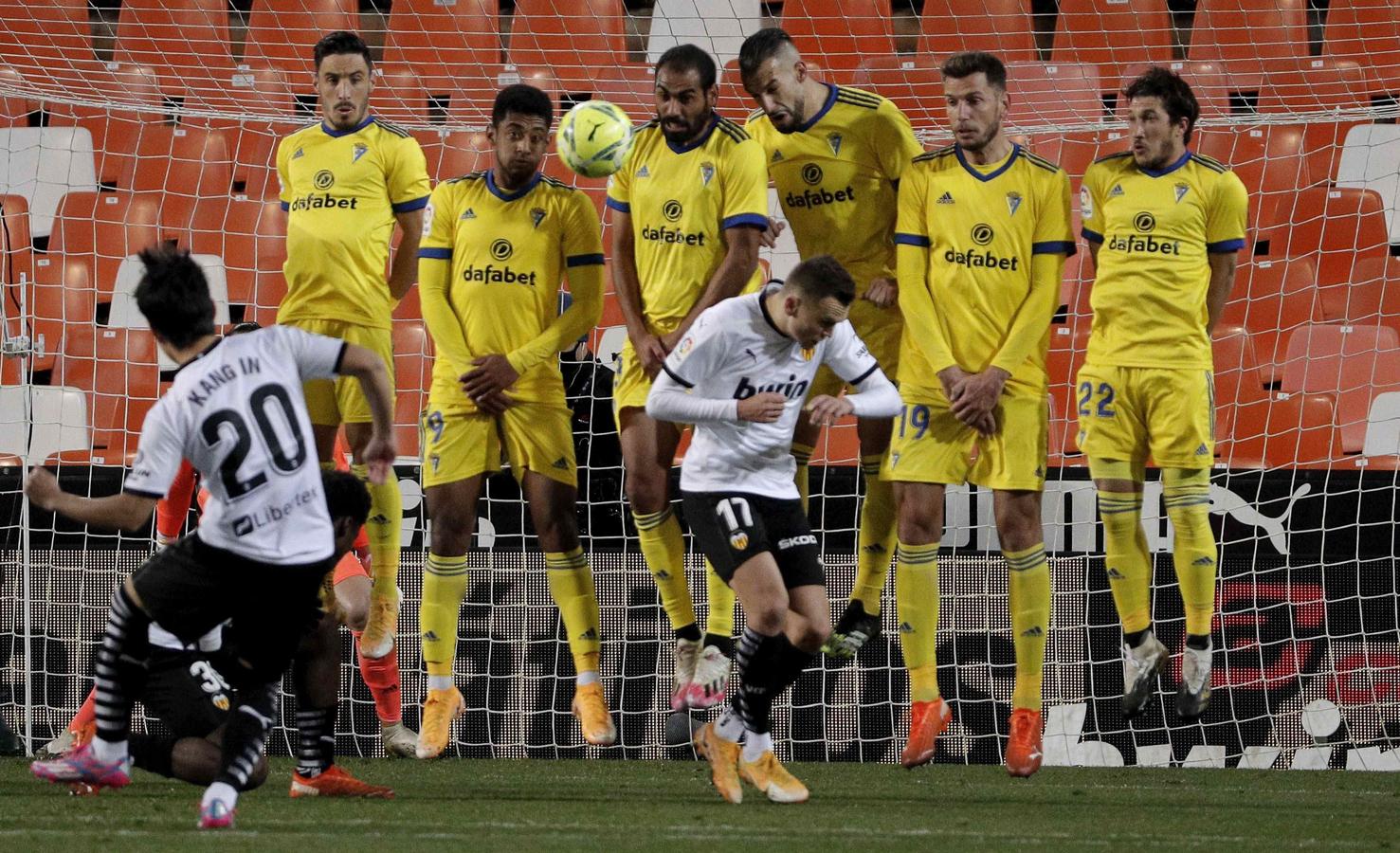 FOTOS: Las imágenes del Valencia - Cádiz CF