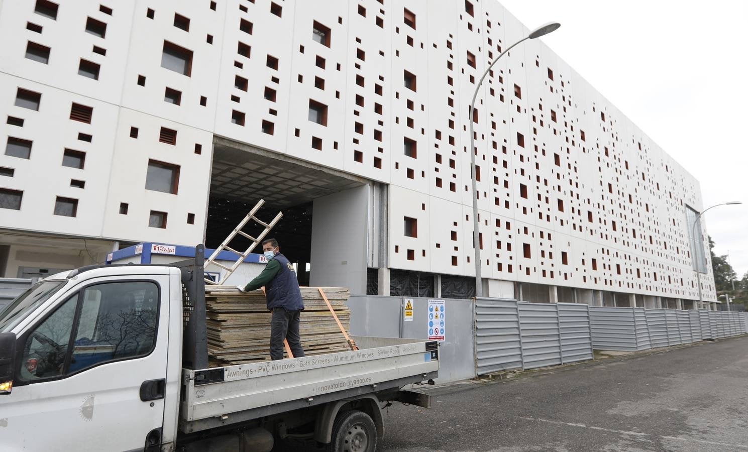 La evolución de las obras en el Centro de Ferias y Convenciones de Córdoba, en imágenes