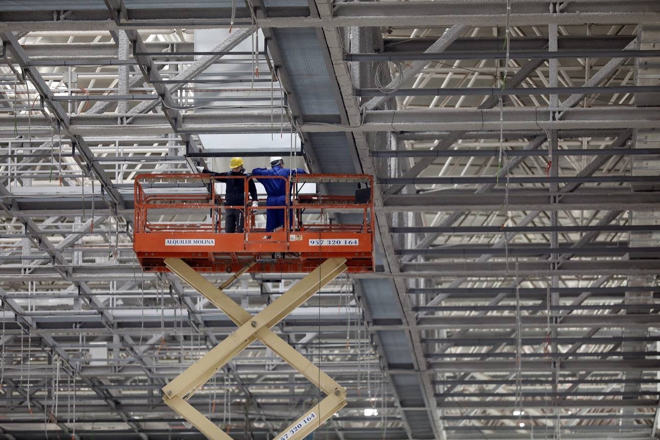 La evolución de las obras en el Centro de Ferias y Convenciones de Córdoba, en imágenes