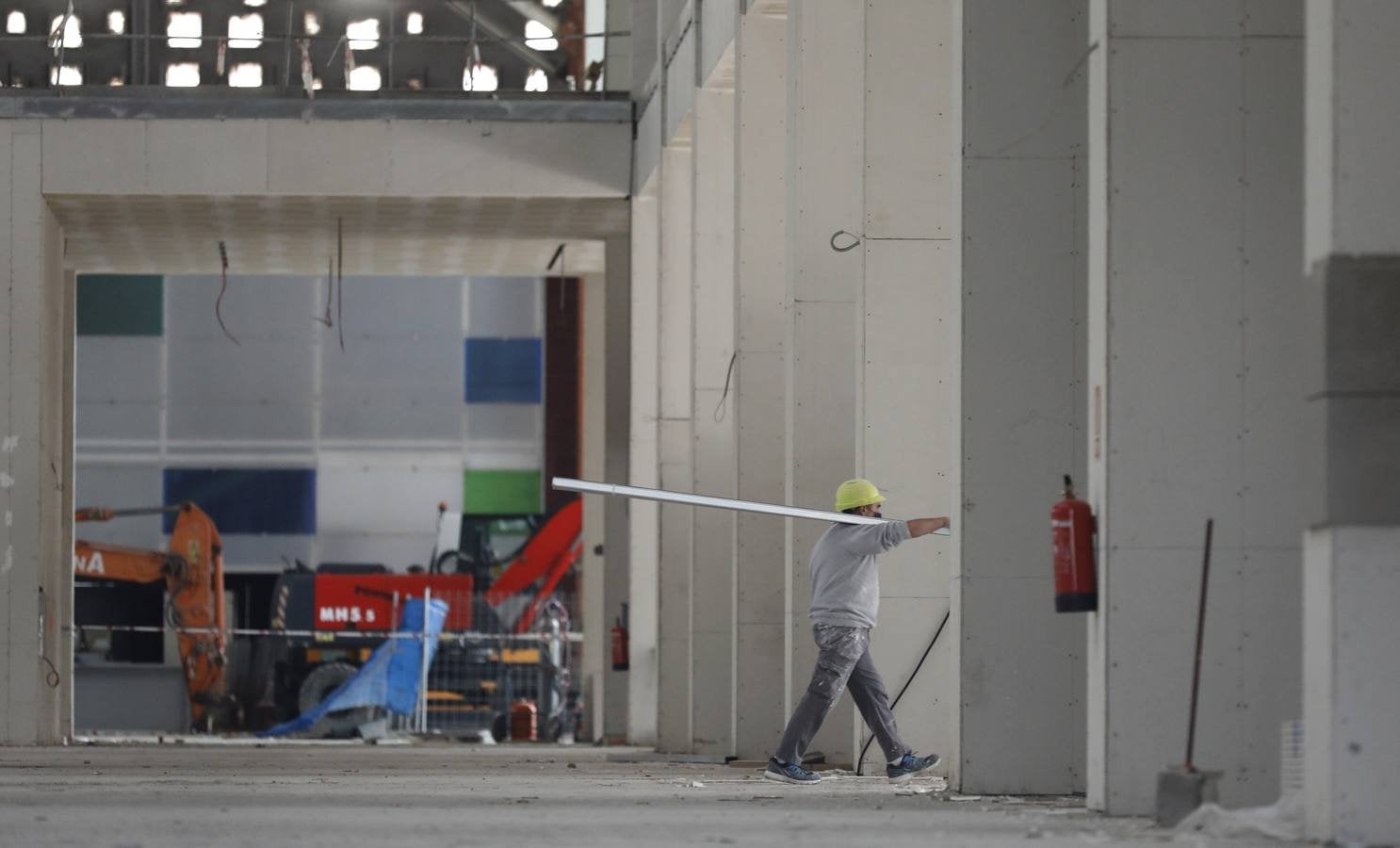 La evolución de las obras en el Centro de Ferias y Convenciones de Córdoba, en imágenes