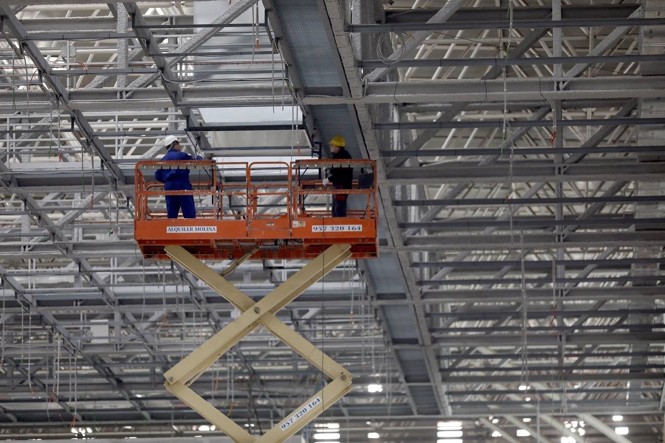 La evolución de las obras en el Centro de Ferias y Convenciones de Córdoba, en imágenes