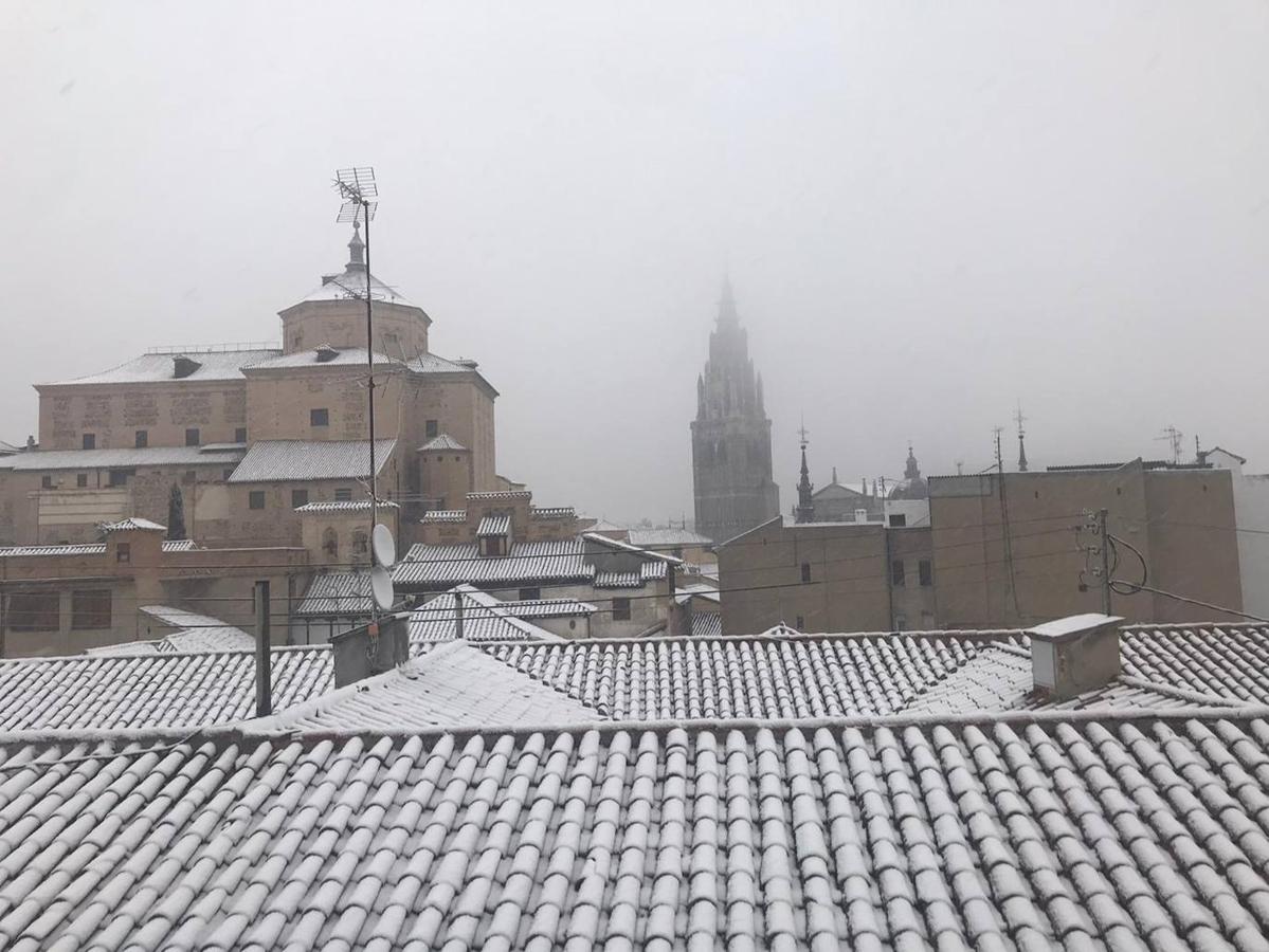 Histórica nevada en Toledo