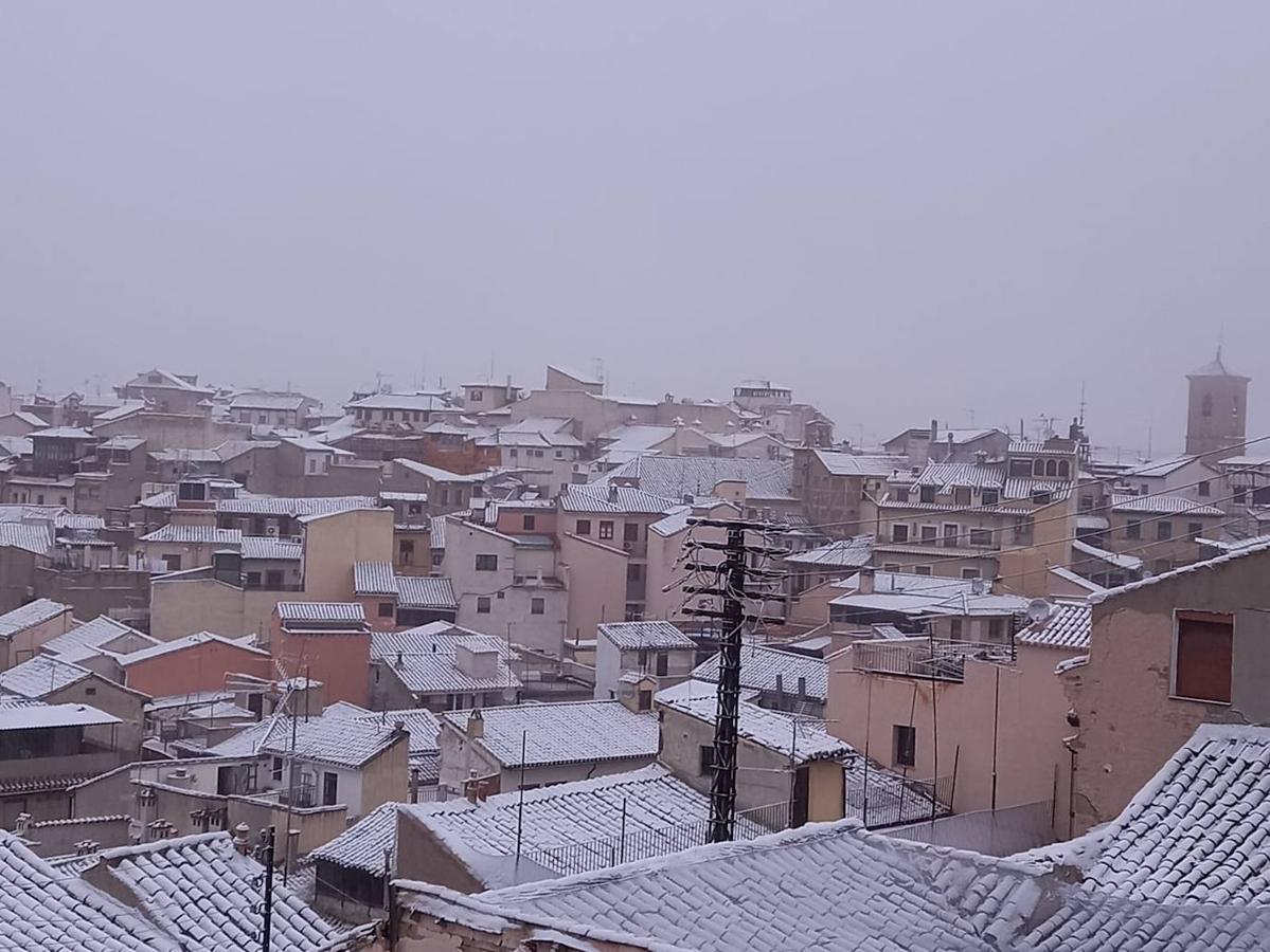 Histórica nevada en Toledo