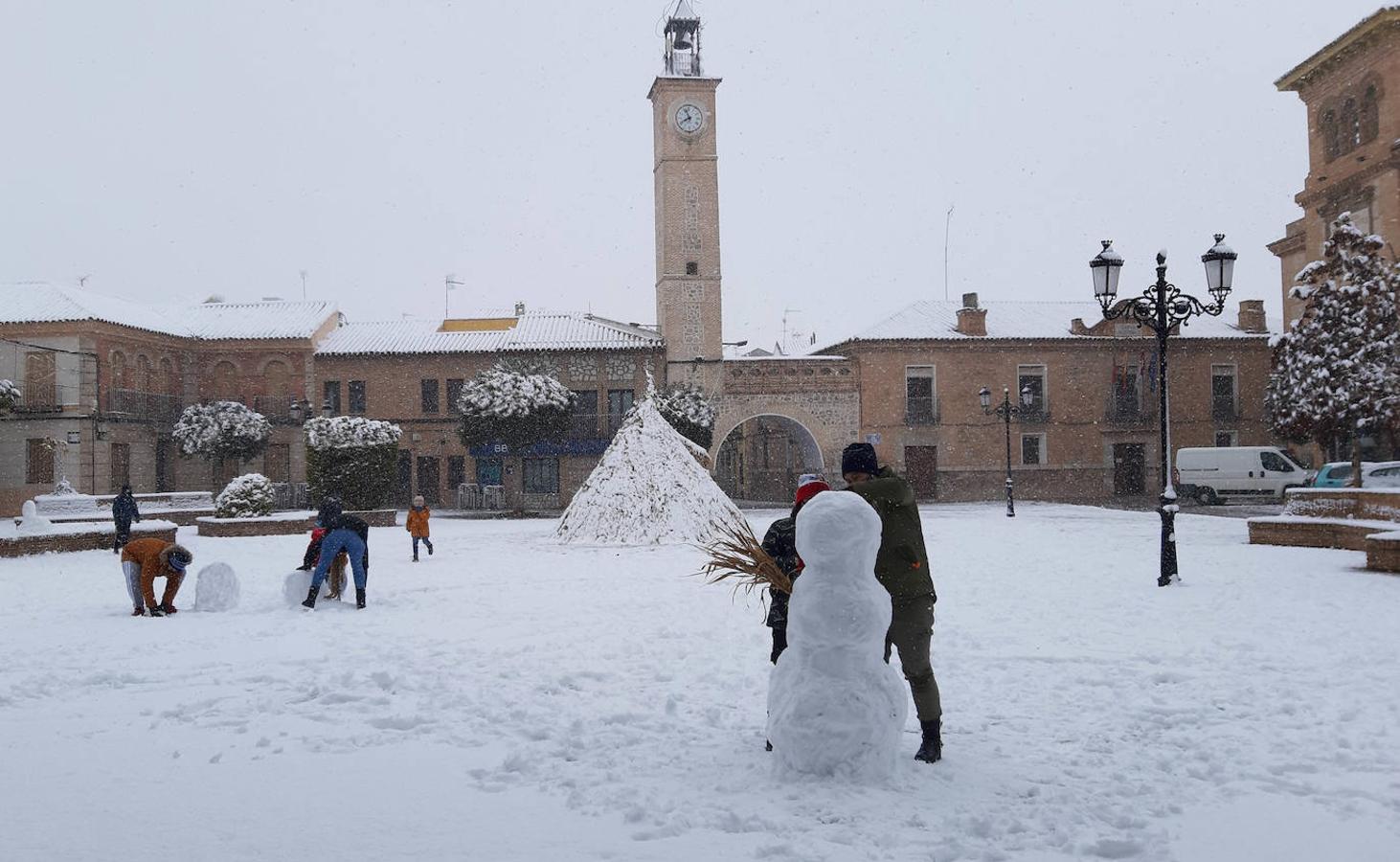 Histórica nevada en Toledo