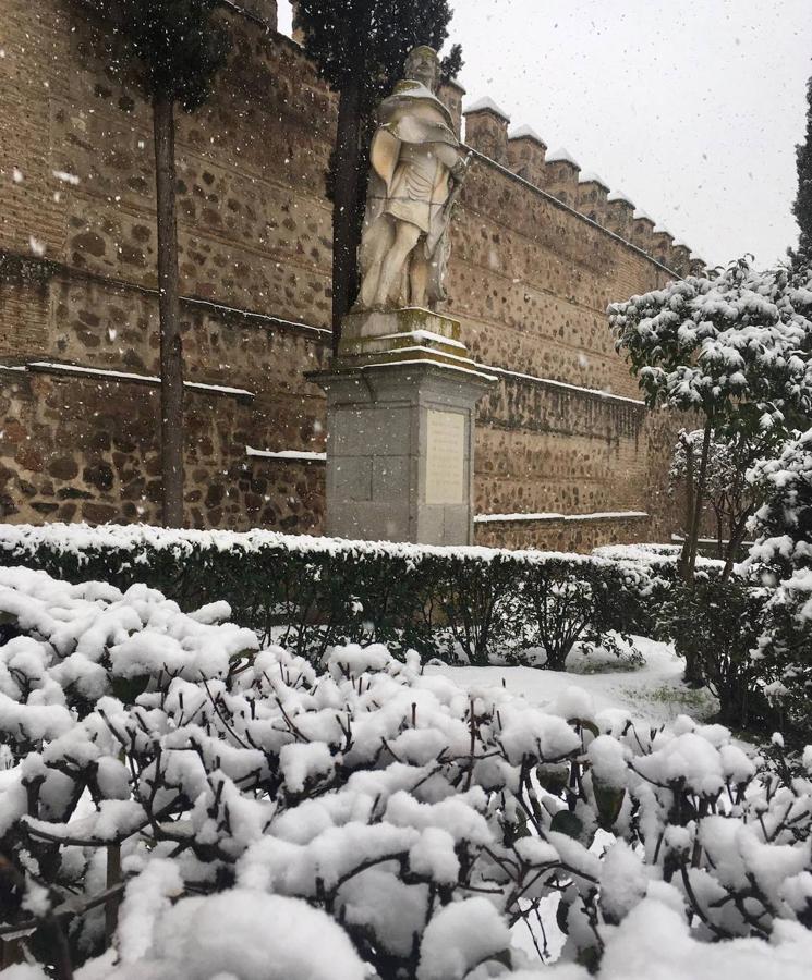 Histórica nevada en Toledo