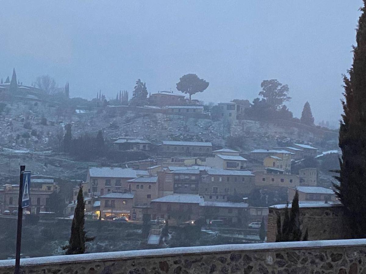 Histórica nevada en Toledo