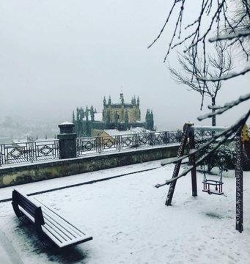 Histórica nevada en Toledo