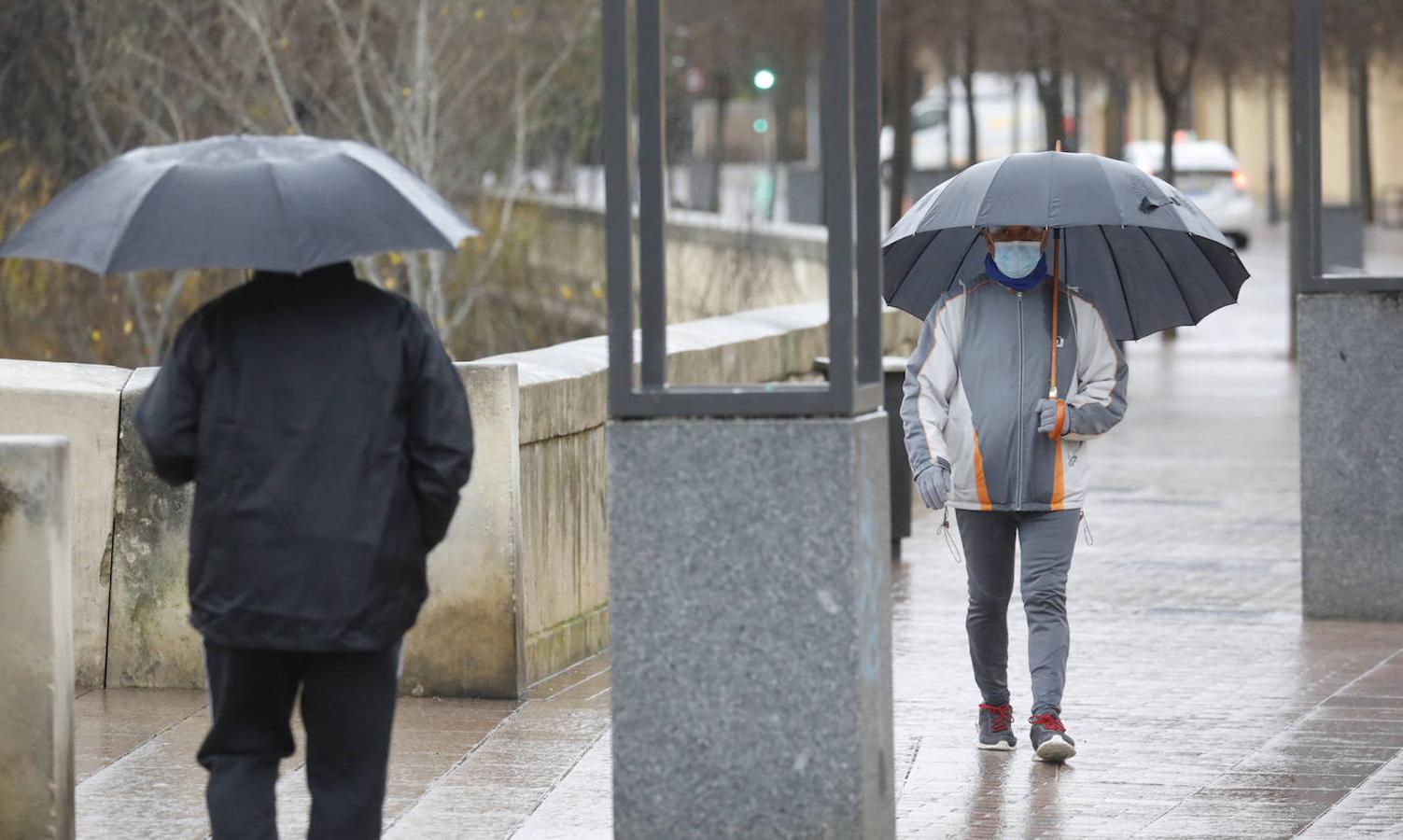 Borrasca Filomena | Mañanas de frío y lluvia invernal en Córdoba