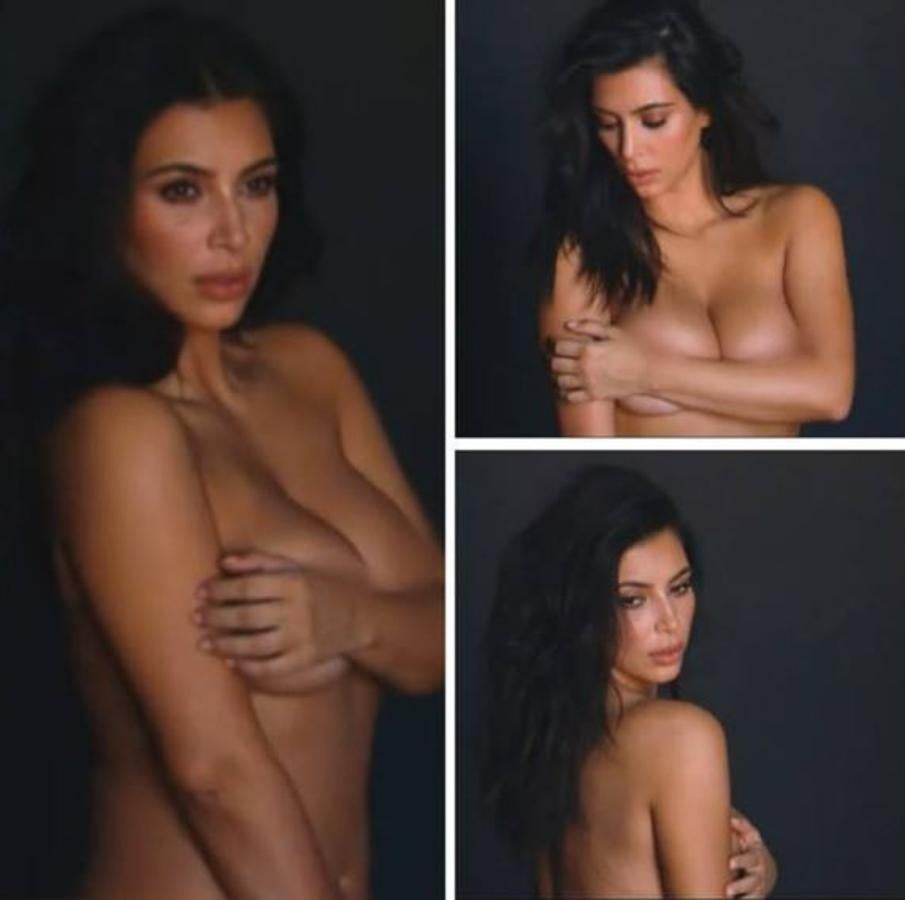 Un retrato de Kim desnuda. Pocos meses antes de casarse, el cantante le regaló a su esposa con un retrato de ella desnuda. Kim aparece en la pintura vistiendo tan solo un minúsculo tanga y unos zapatos Louboutin con tacón alto. El retrato fue realizado por el artista urbano Bambi y se llama «The Perfect Bitch». El agente de Bambi, Leonard Villa, aseguró a «The Mirror» que West pidió «algo real pero típicamente Kim», y confesó que el rapero tenía la intención de colgar el cuadro en la habitación de la pareja