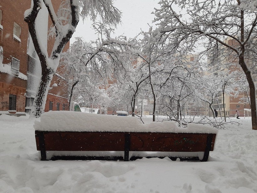 Plaza de Verín, en el Barrio del Pilar, distrito Fuencarral-El Pardo (Madrid). 