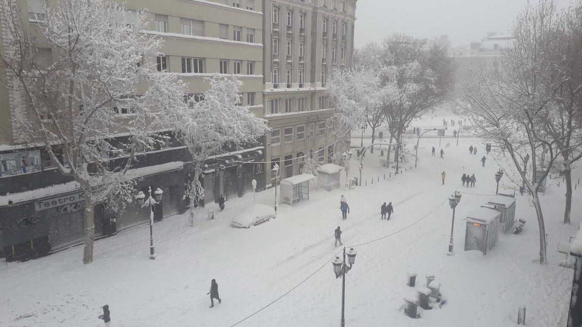 Imagen de la calle Atocha (Madrid). 