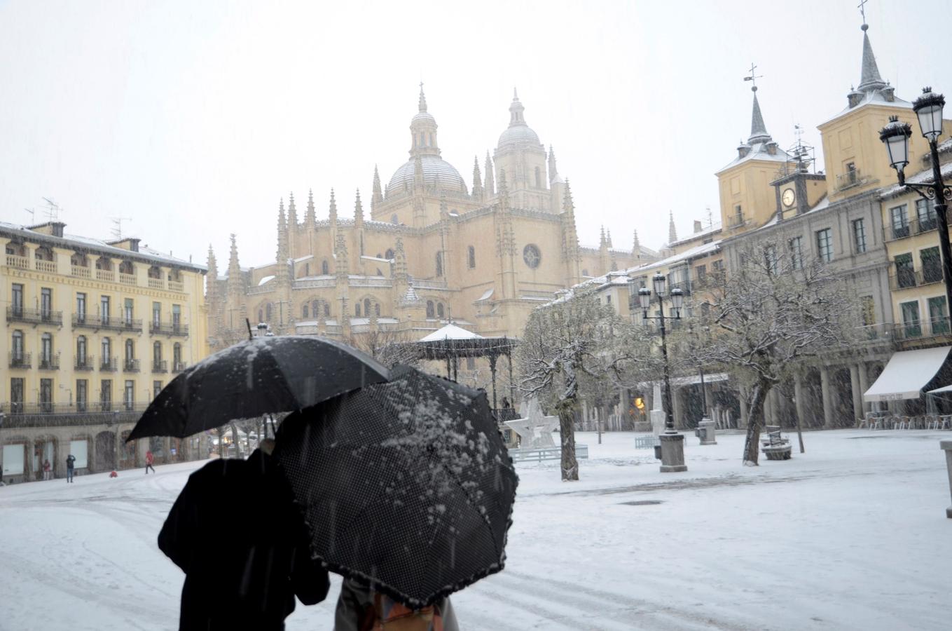 En Segovia no ha dejado de nevar. 