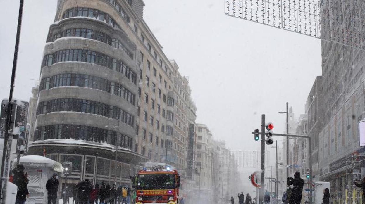 En imágenes: Filomena deja la mayor nevada del siglo en Madrid