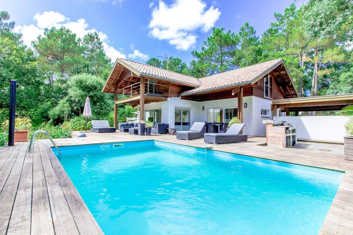 Villa frente al mar en Aquitania (Francia). Casa con capacidad para siete huéspedes