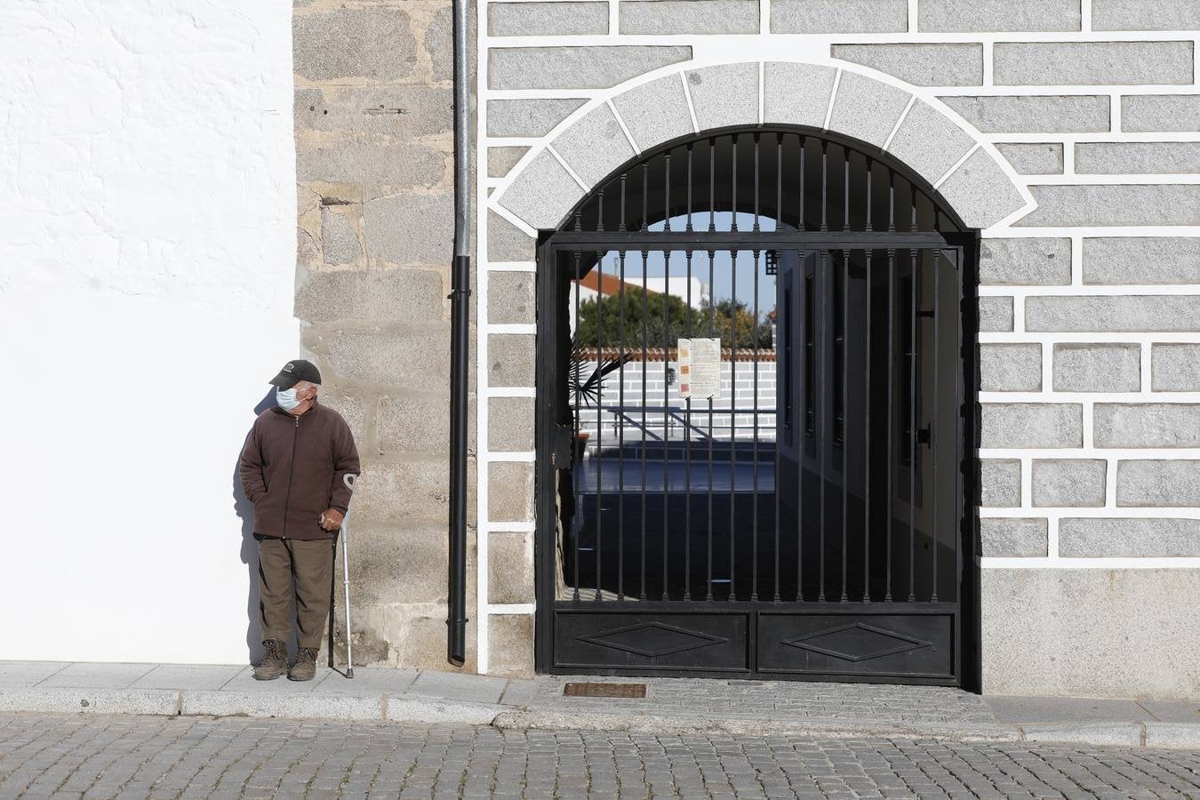 El confinamiento de Añora, en imágenes