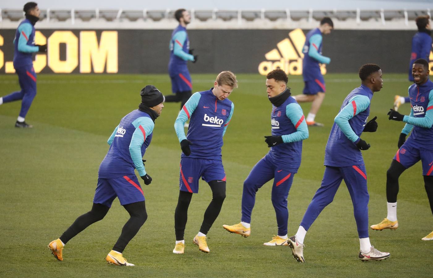 El entrenamiento del Barcelona en El Arcángel en Córdoba, en imágenes