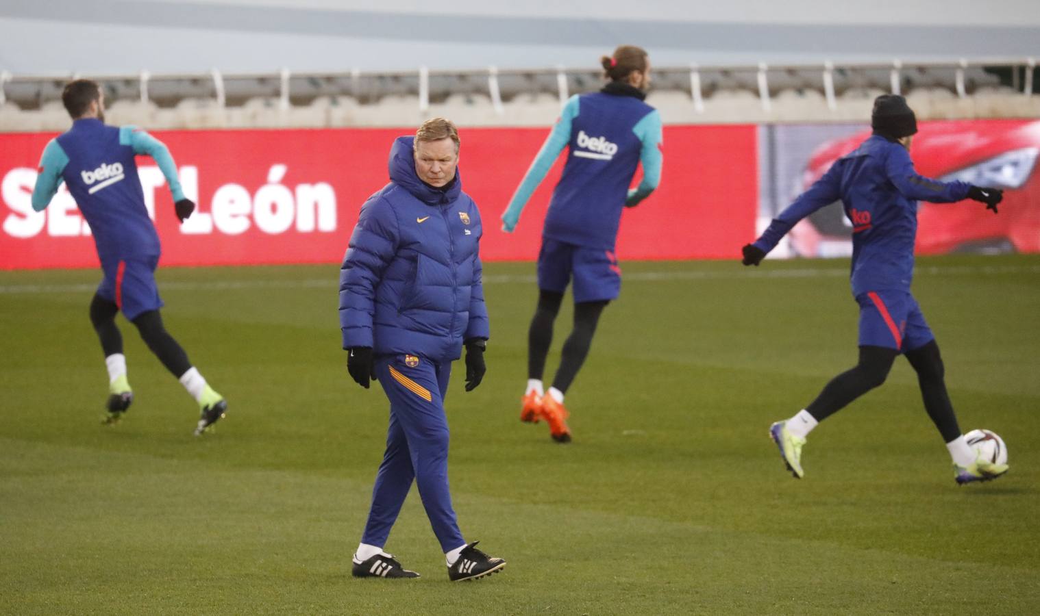 El entrenamiento del Barcelona en El Arcángel en Córdoba, en imágenes