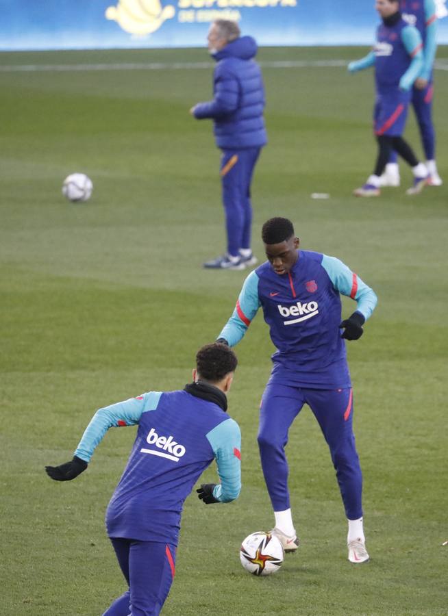 El entrenamiento del Barcelona en El Arcángel en Córdoba, en imágenes