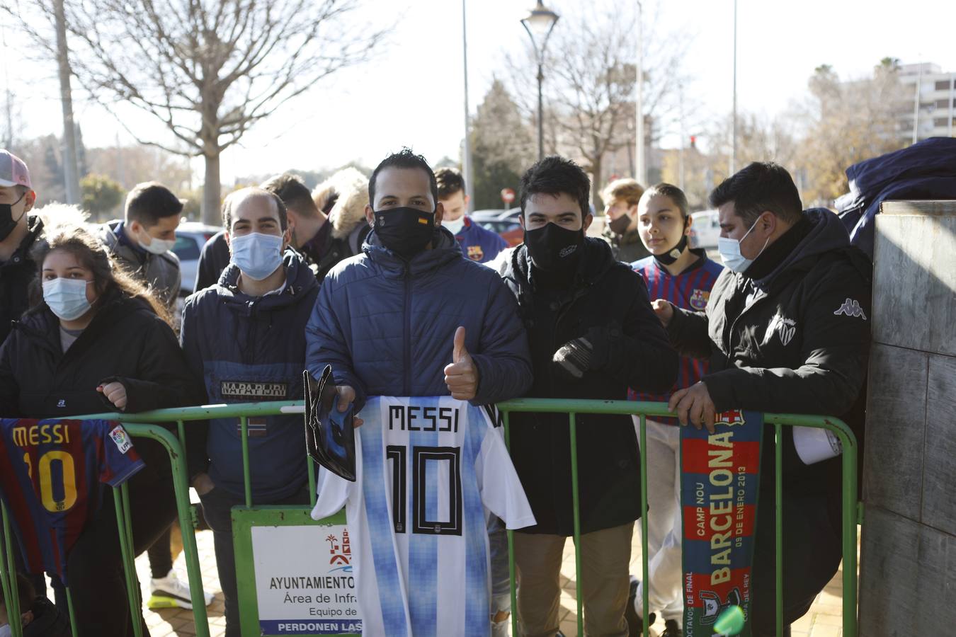 En imágenes, la llegada del Barcelona a Córdoba para disputar la Supercopa