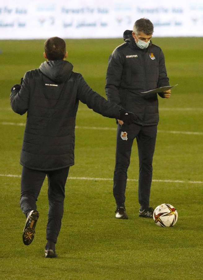 Las mejores imágenes del entreno de la Real Sociedad en Córdoba