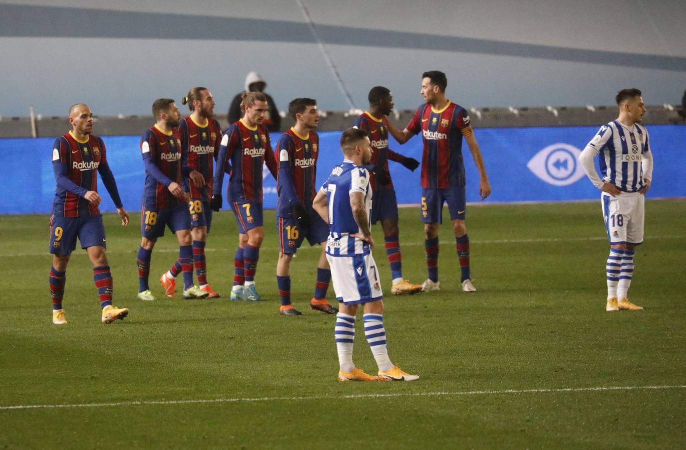 El Barcelona - Real de la Supercopa en El Arcángel de Córdoba, en imágenes