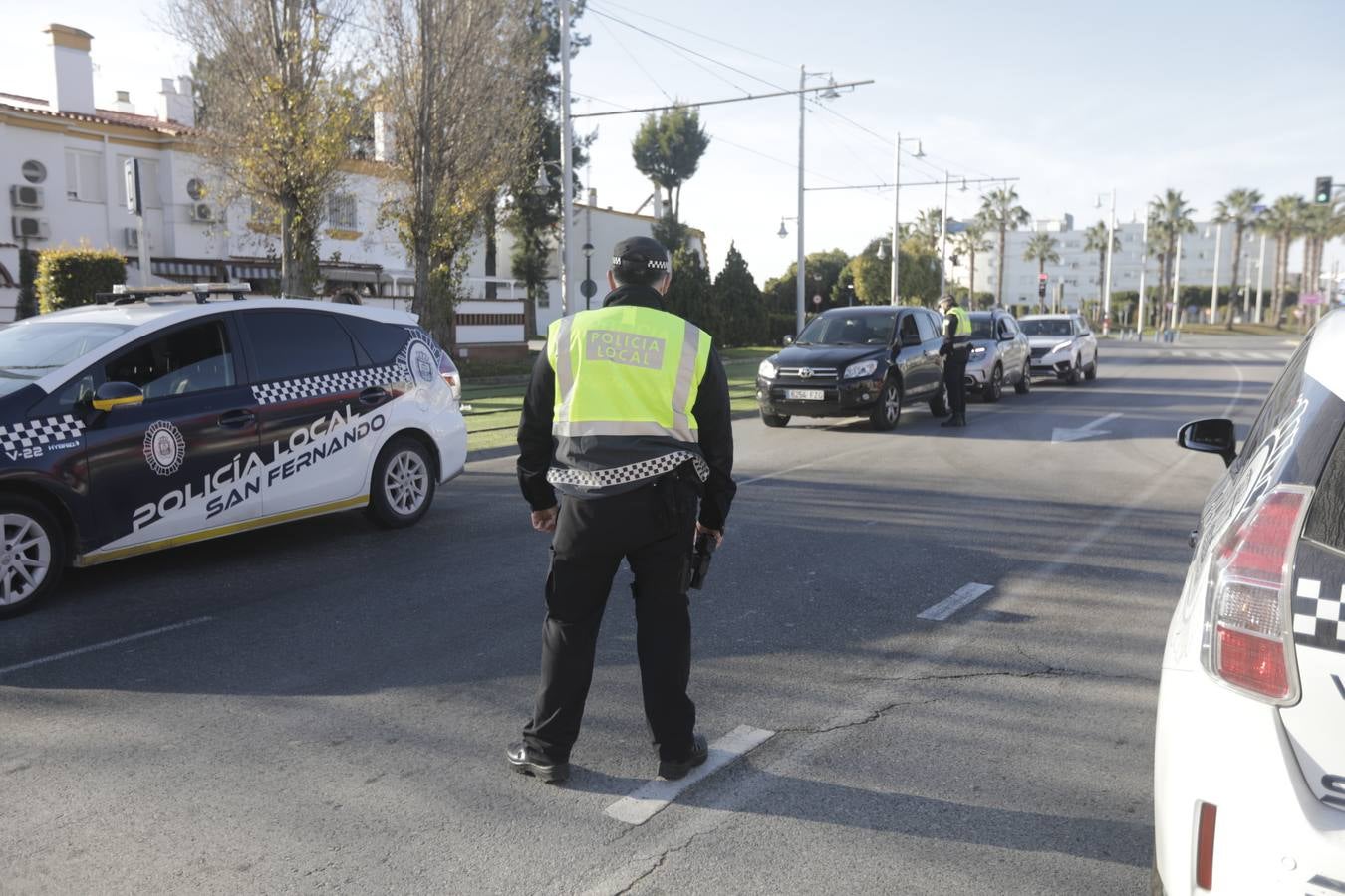 Control policial en San Fernando por el cierre perimetral