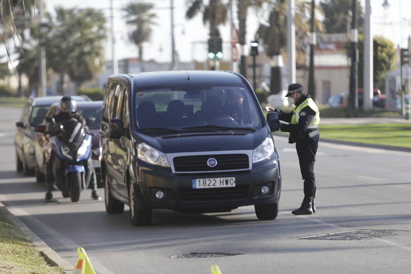 Control policial en San Fernando por el cierre perimetral