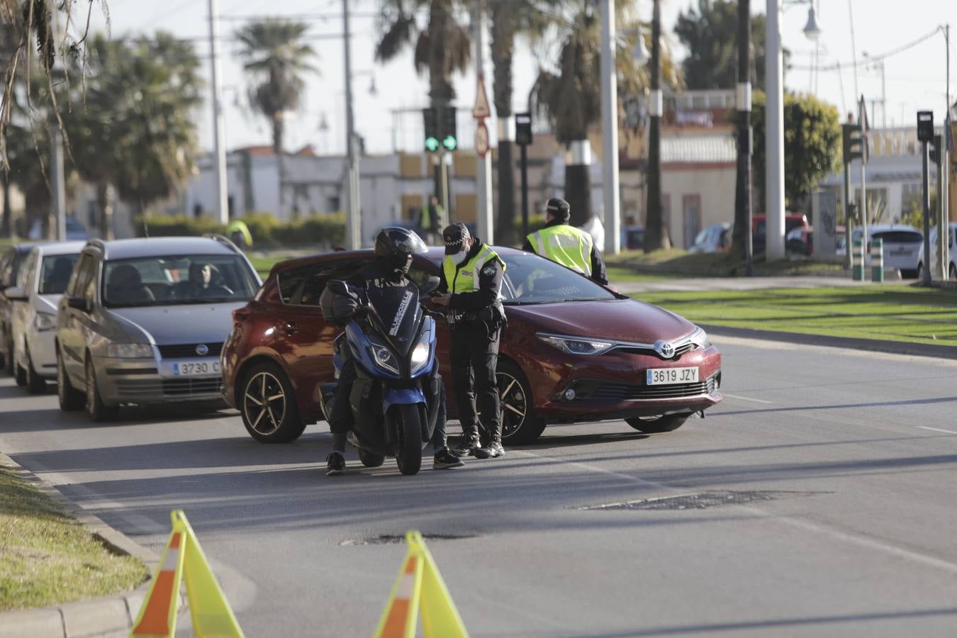 Control policial en San Fernando por el cierre perimetral