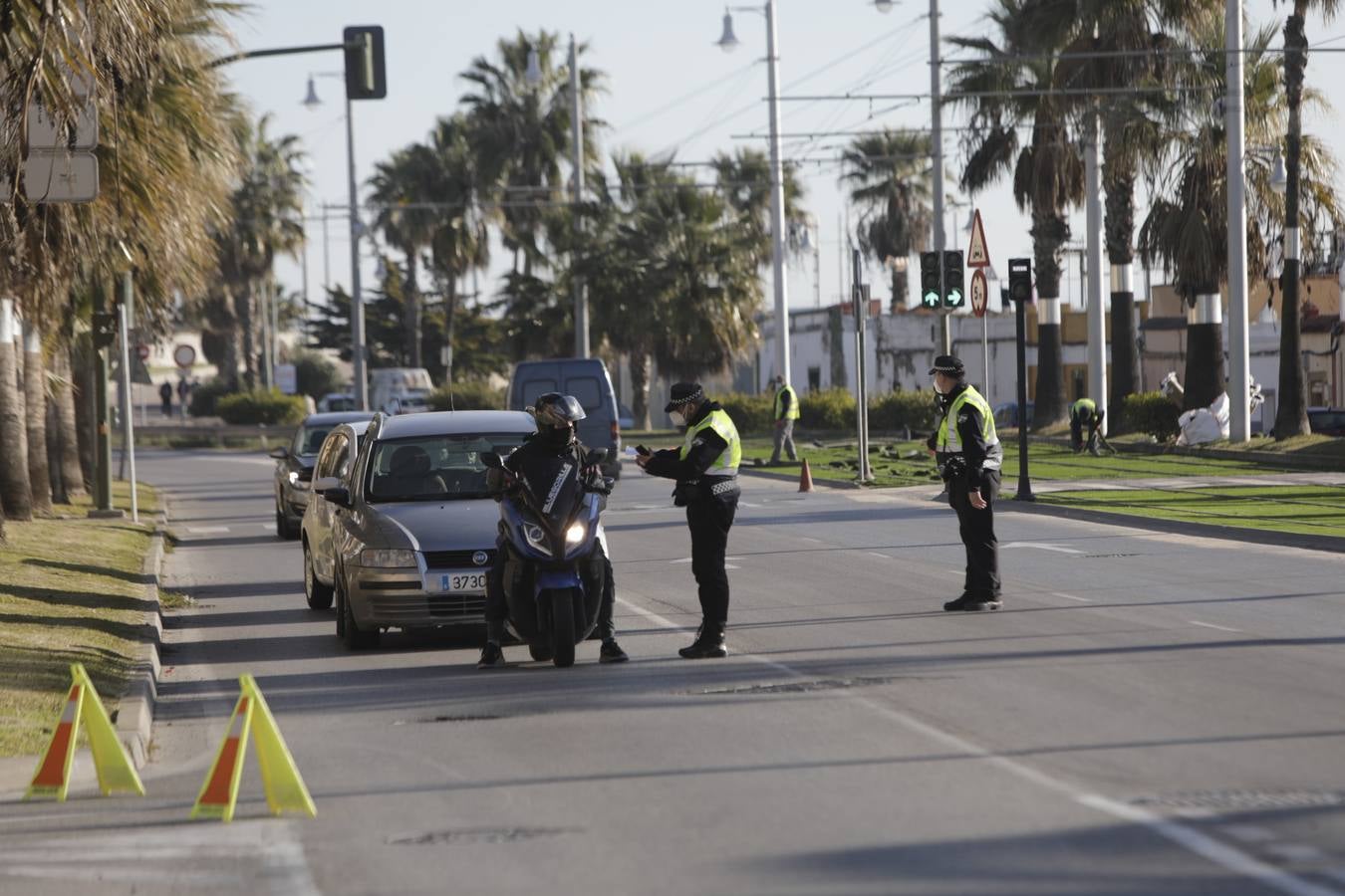 Control policial en San Fernando por el cierre perimetral