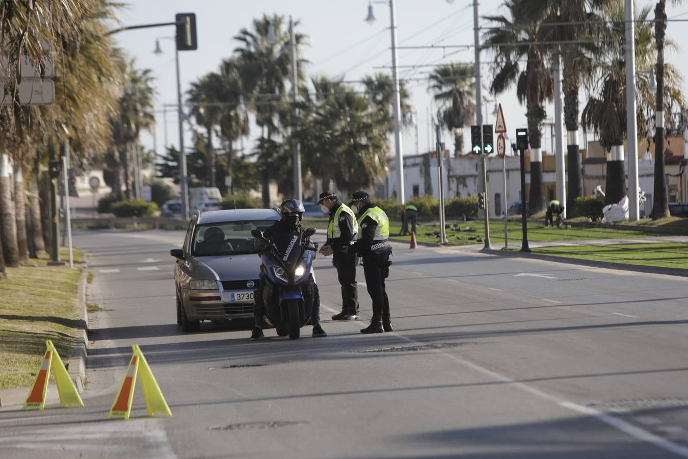 Control policial en San Fernando por el cierre perimetral