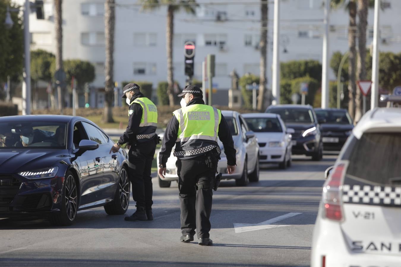 Control policial en San Fernando por el cierre perimetral