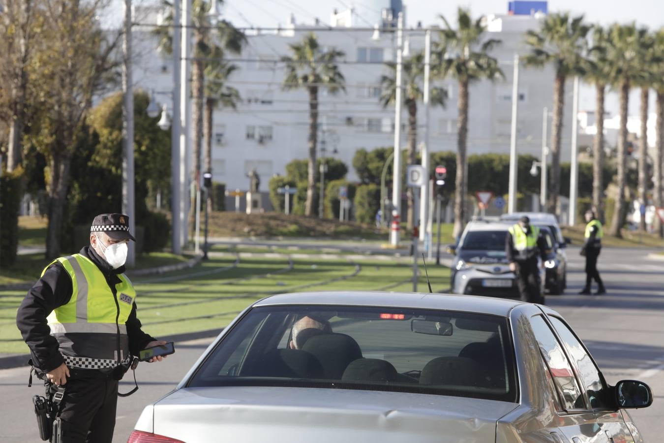 Control policial en San Fernando por el cierre perimetral