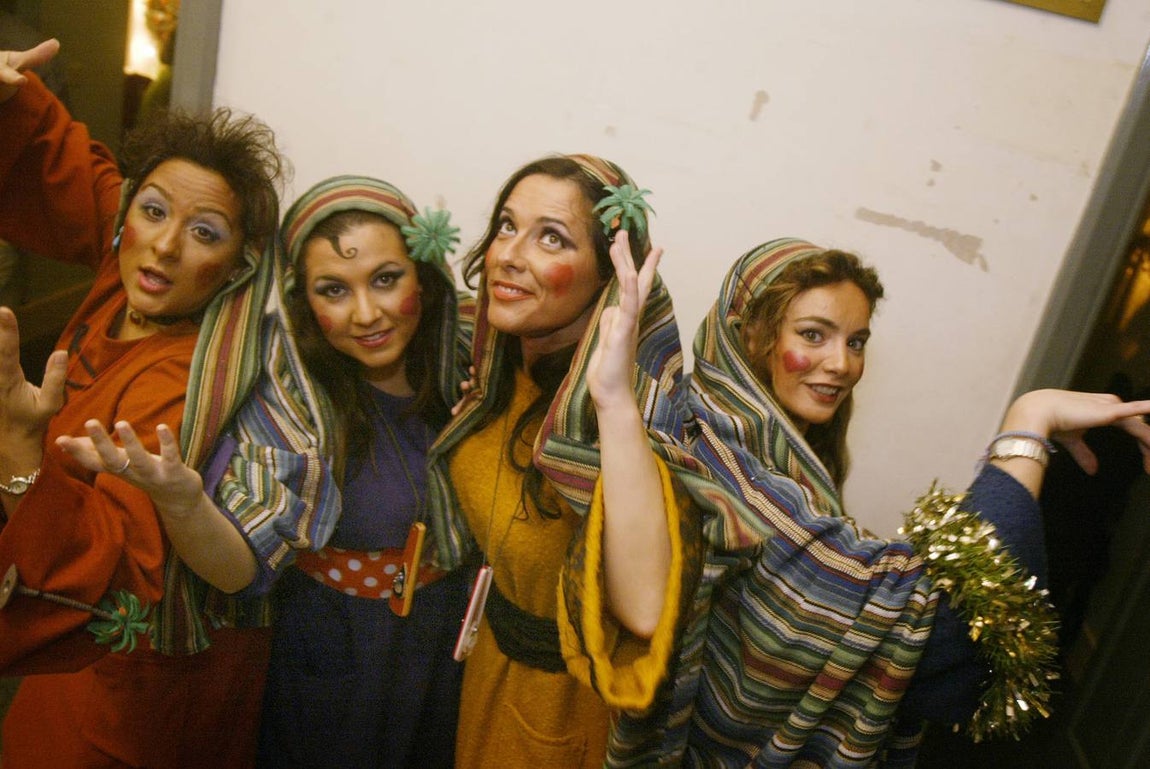El primer cuarteto femenino, con Imaculada Llorens, Susana Ginesta, Patricia Gil de Reboleño y Aurora Martínez