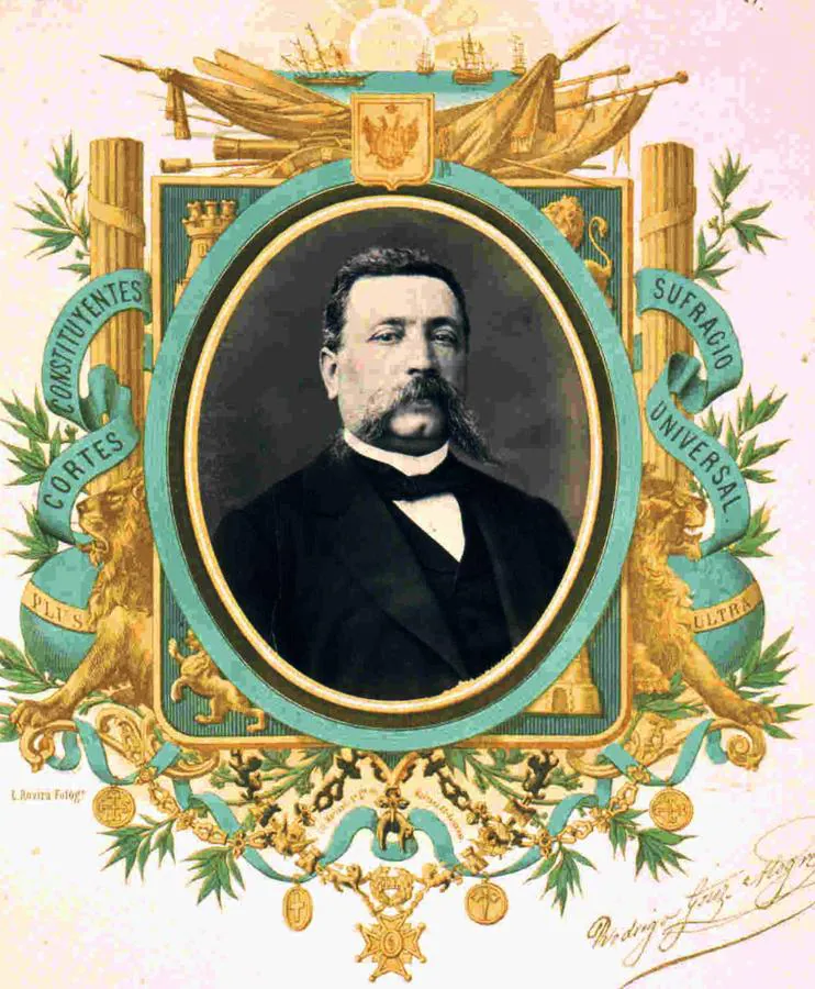 Rodrigo González-Alegre Álvarez. Galería de los representantes de la Nación 1869. Congreso de Diputados.. 