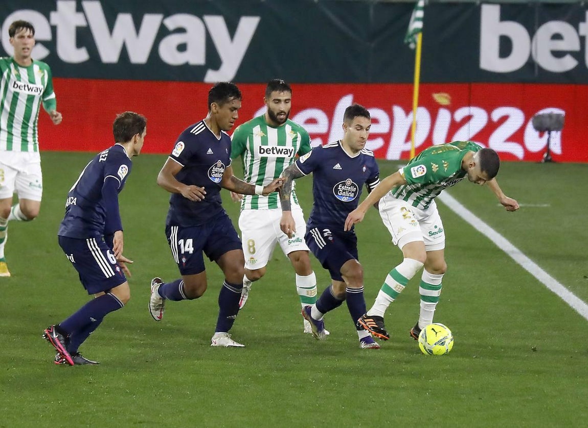 Las mejores imágenes del partido entre el Betis y el Celta