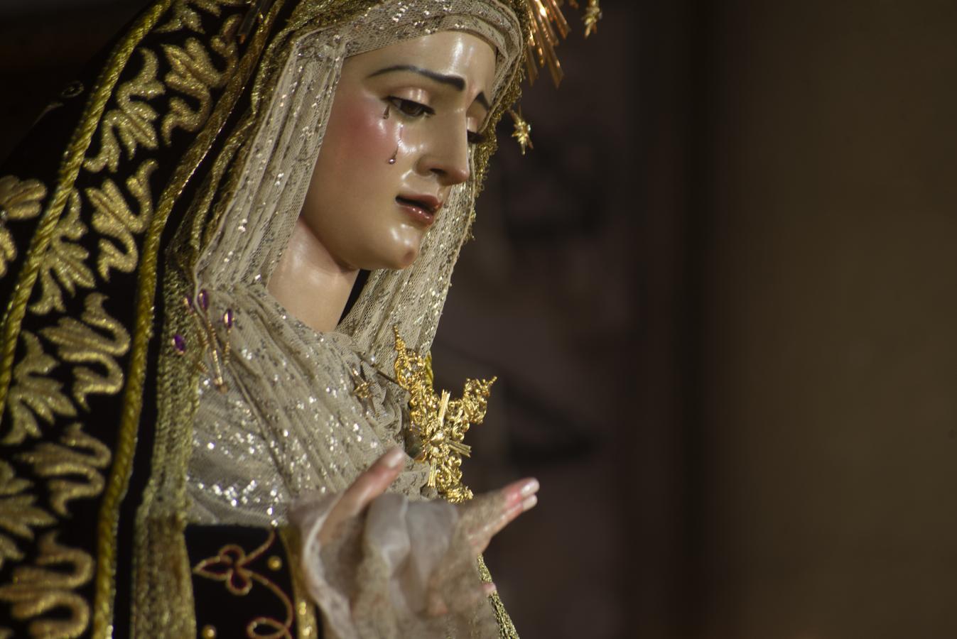 El altar del 75 aniversario de la Virgen de Gracia y Amparo