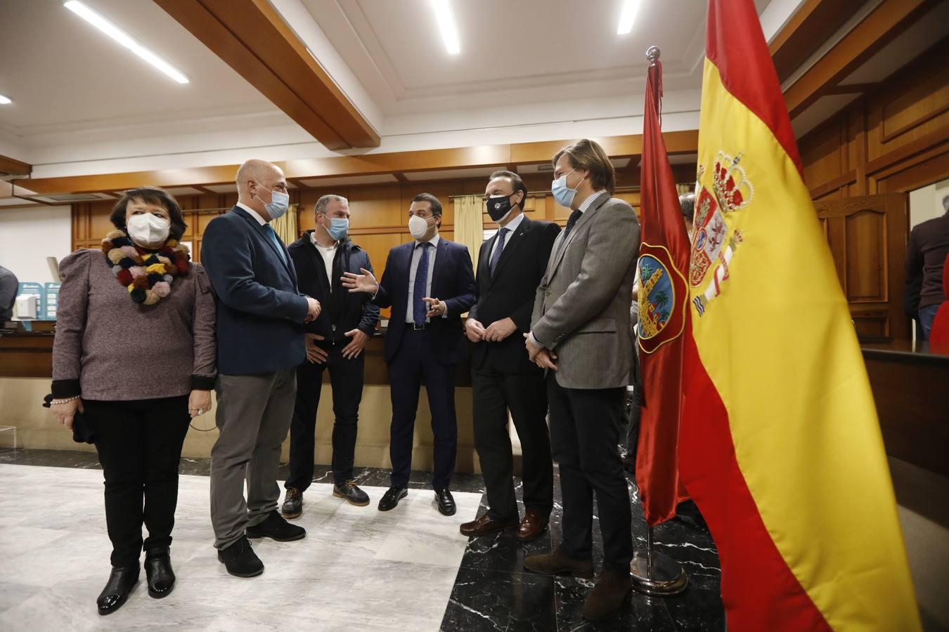 La presentación de la candidatura de la Base Militar Logística, en imágenes