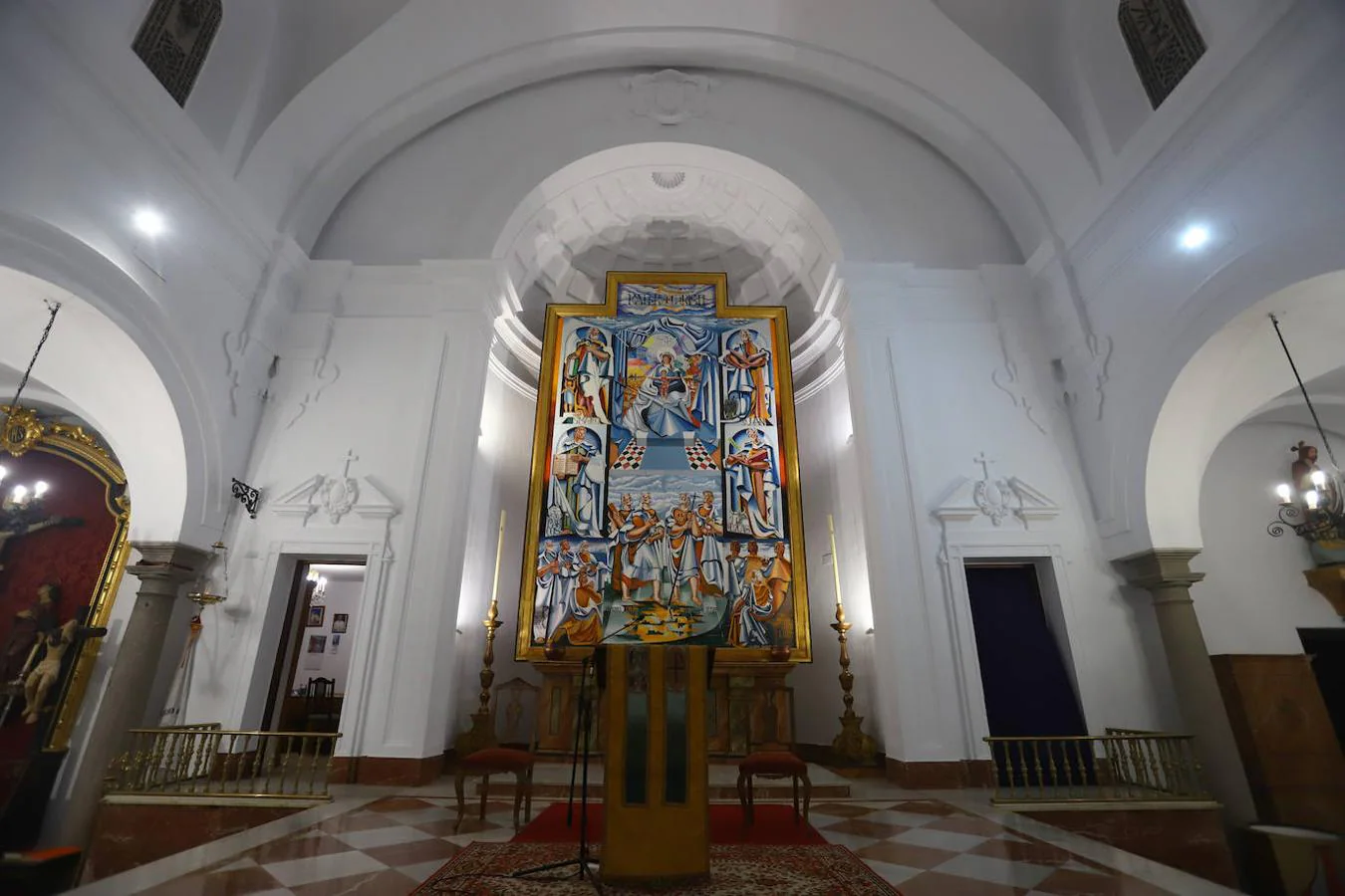 Las pinturas de José Rebollo para la iglesia de Jesús Divino Obrero de Córdoba, en imágenes