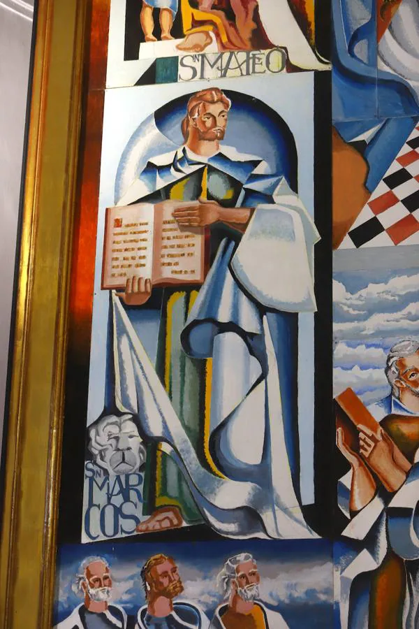 Las pinturas de José Rebollo para la iglesia de Jesús Divino Obrero de Córdoba, en imágenes