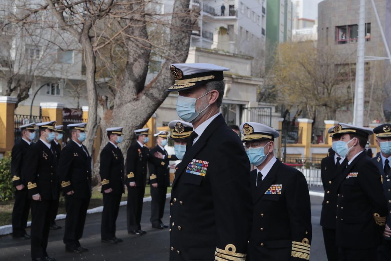 En imágenes: La visita del Rey Felipe VI al Instituto Hidrográfico de la Marina y al buque &#039;Tofiño&#039;