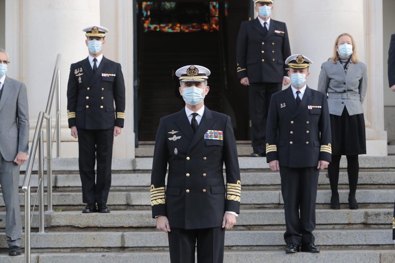 En imágenes: La visita del Rey Felipe VI al Instituto Hidrográfico de la Marina y al buque &#039;Tofiño&#039;