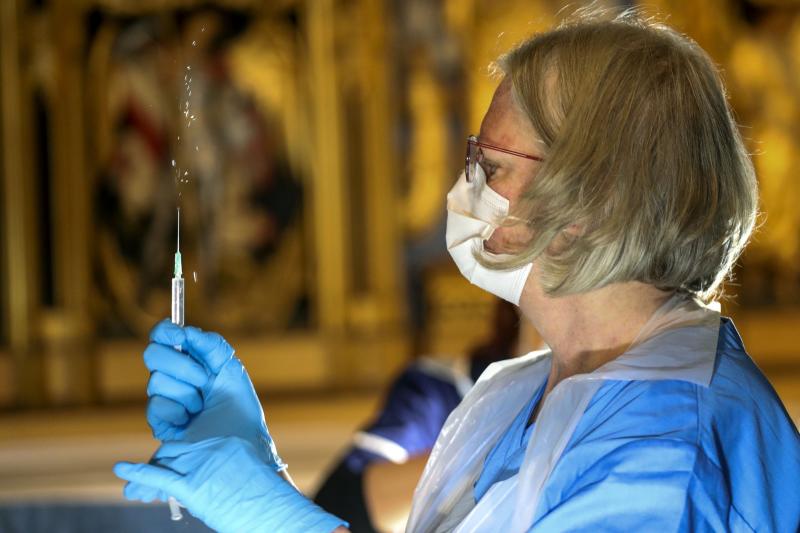 Salisbury, la reconversión de la catedral por el Covid en imágenes