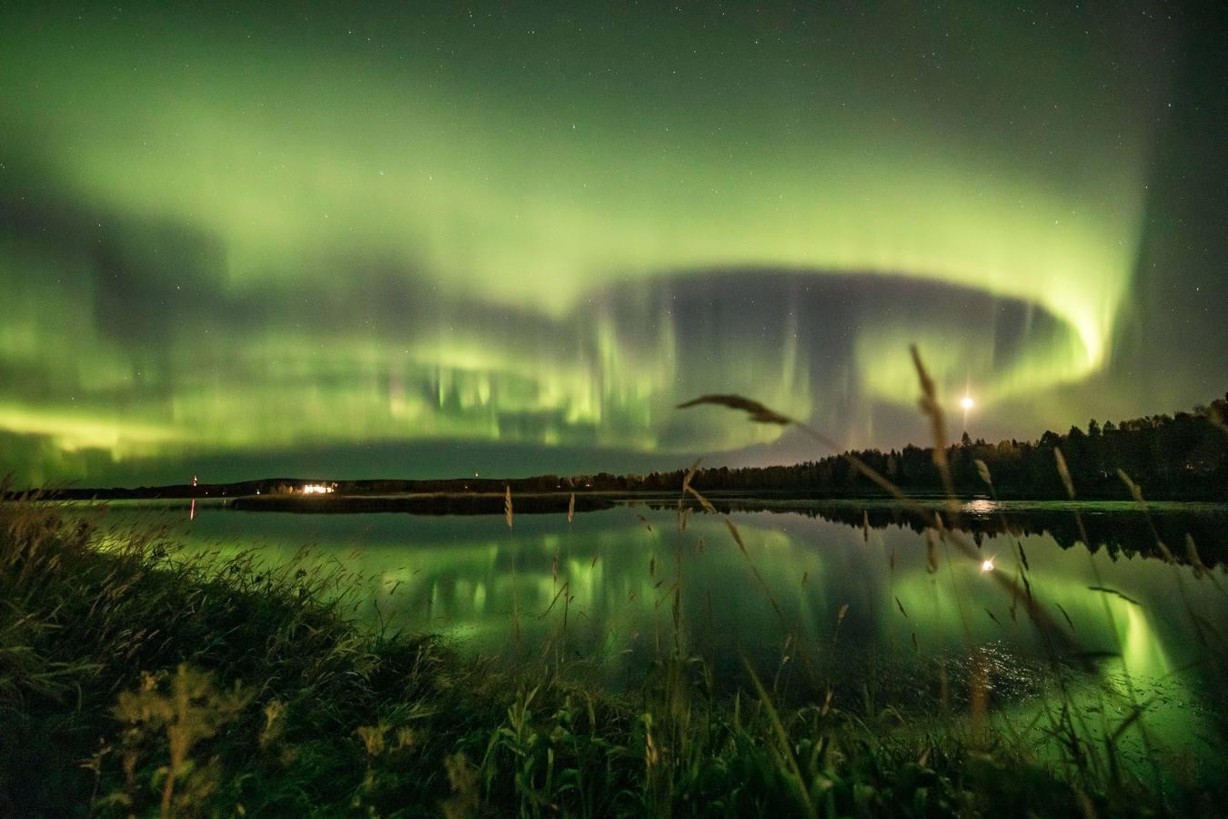 Espectaculares imágenes de las auroras boreales en los cielos de Finlandia