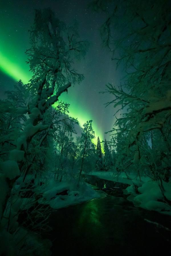 Espectaculares imágenes de las auroras boreales en los cielos de Finlandia