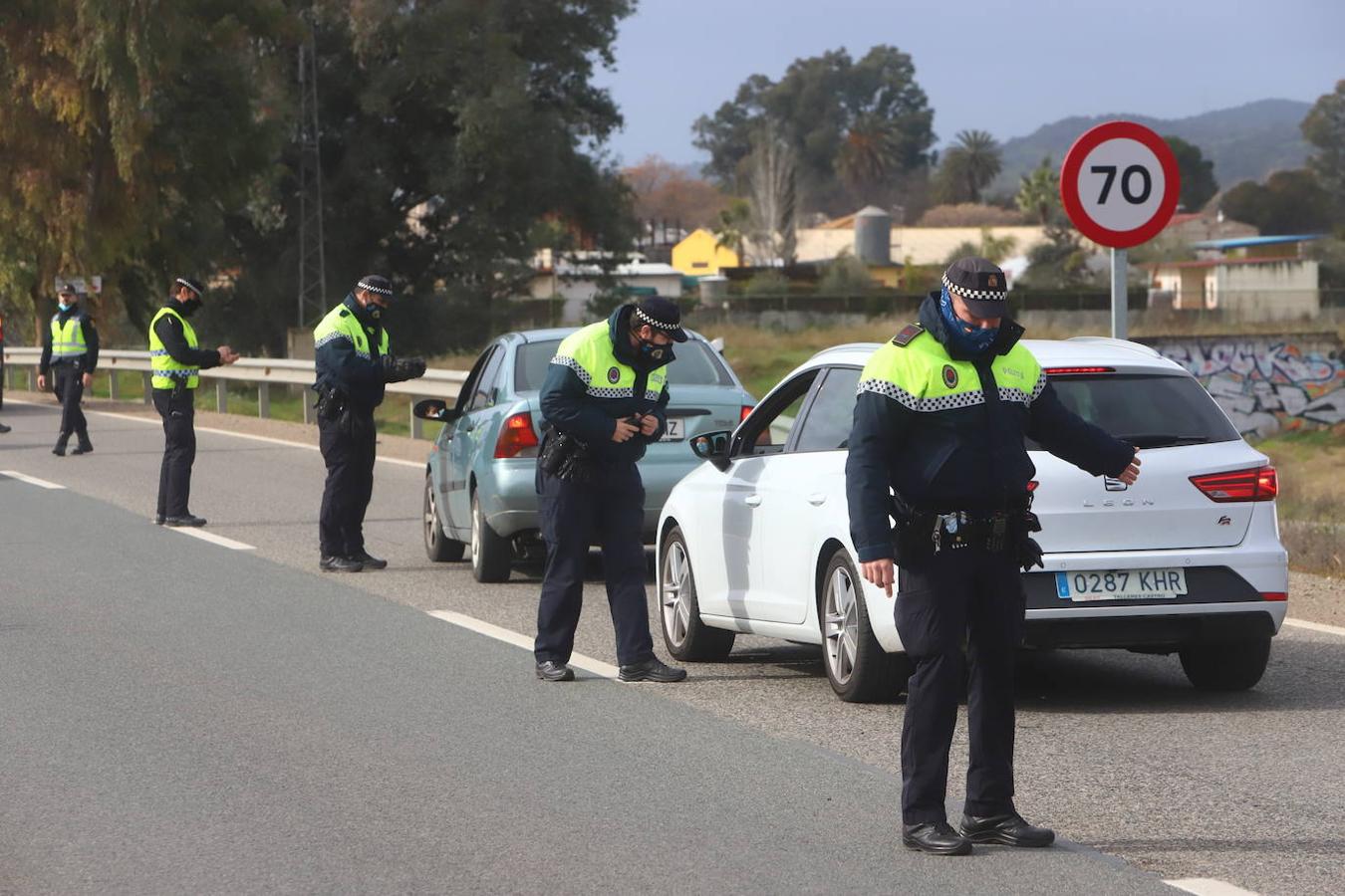 En imágenes, los controles perimetrales por las medidas Covid en Córdoba