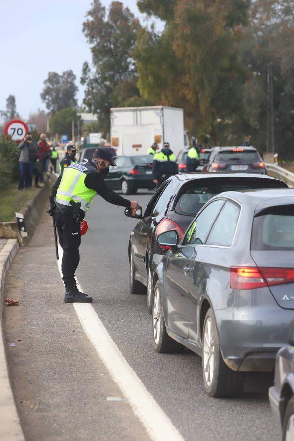 En imágenes, los controles perimetrales por las medidas Covid en Córdoba