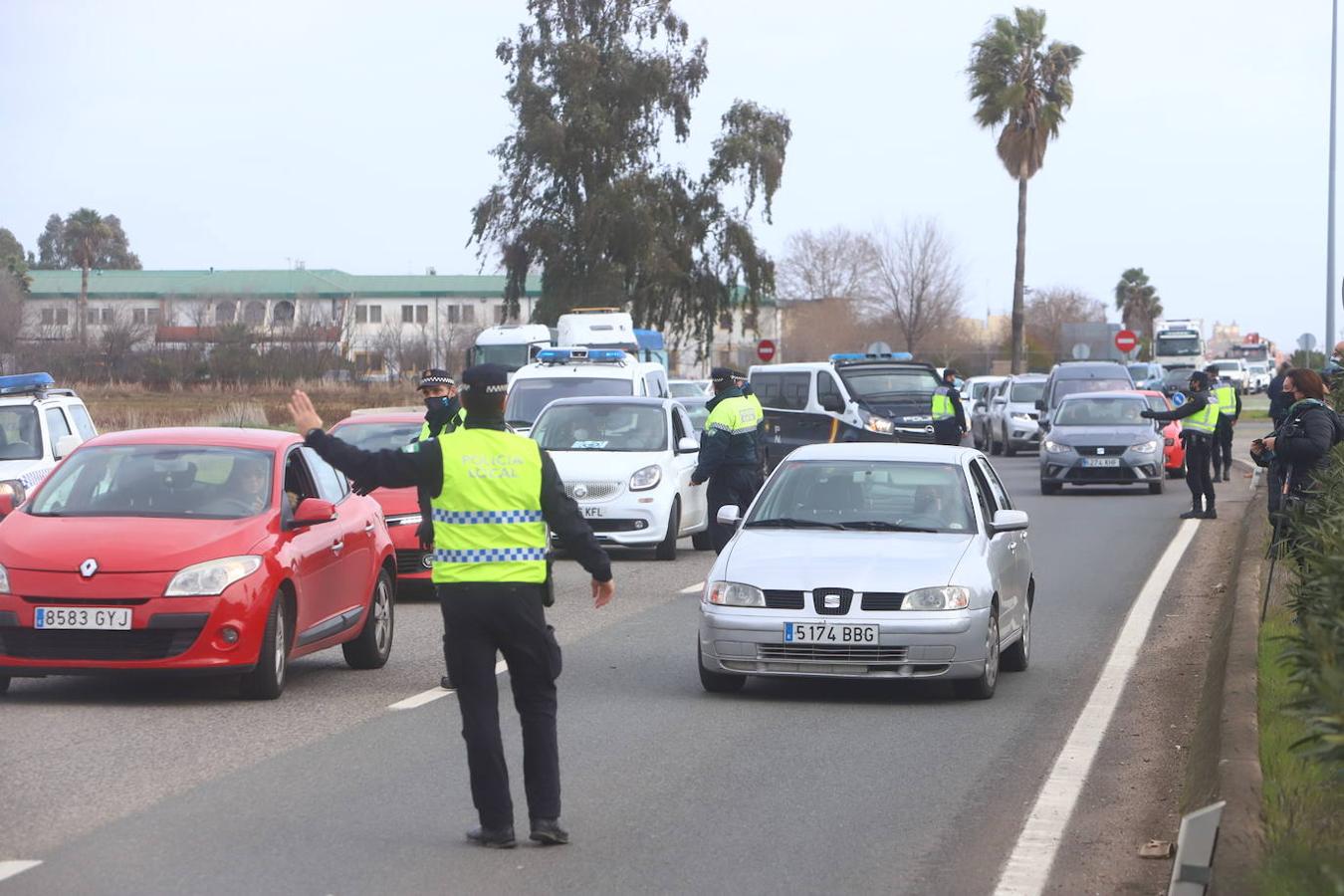 En imágenes, los controles perimetrales por las medidas Covid en Córdoba