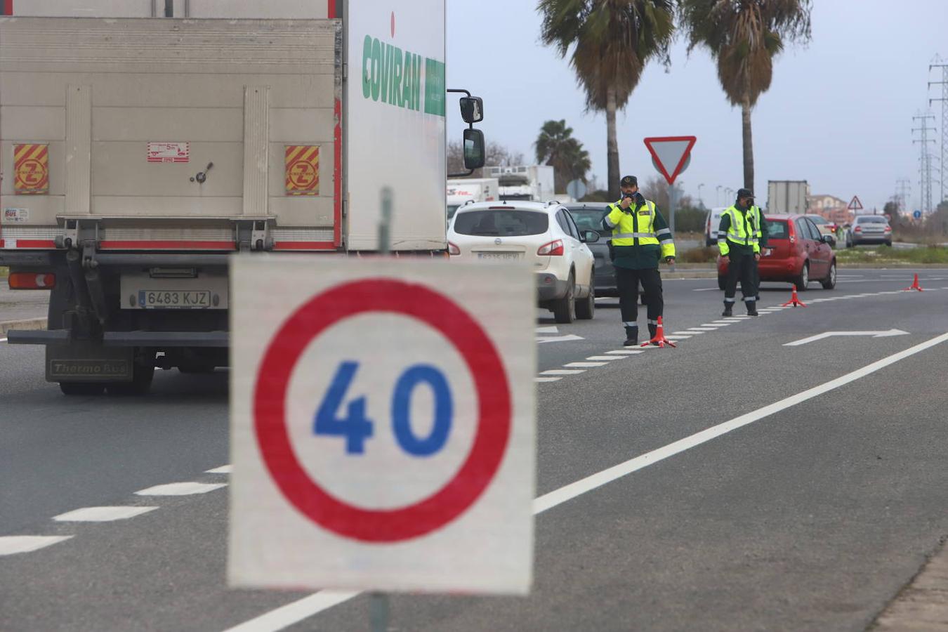 En imágenes, los controles perimetrales por las medidas Covid en Córdoba